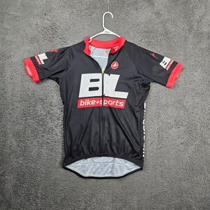 Castelli Mens XXL Cycling Jersey Bike Sports San Diego Specialized Black Red USA